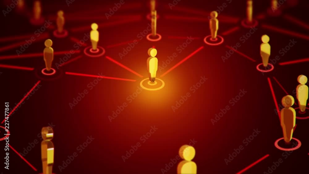 Abstract background with animation cloud network from connecting many users or data. Animation of seamless loop. Abstract background with animation cloud network from connecting many users or data. Animation of seamless loop.
