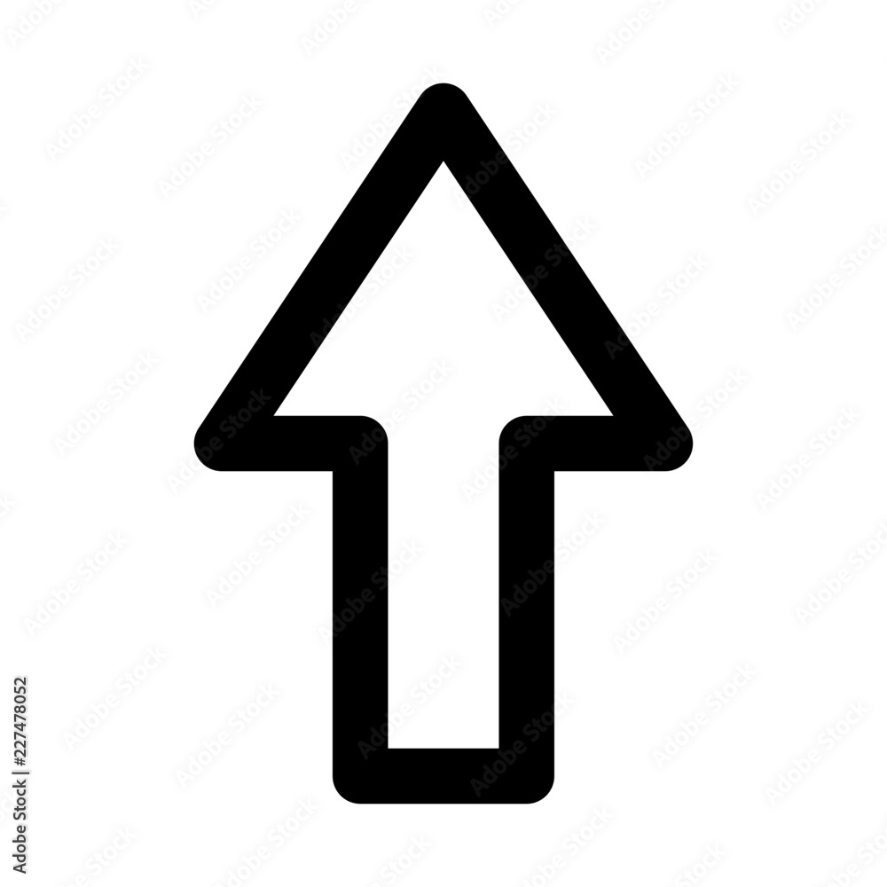 UP Interface App Gui Software Buttons vector icon UP Interface App Gui Software Buttons vector icon