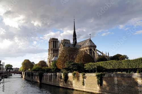 paris, Notre-Dame de Paris, Cathedral, medieval, Catholic, Île de la Cité, building, facade, river, bridge,