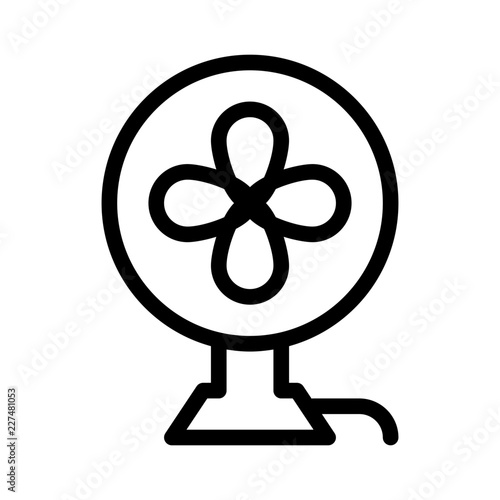 Ventilator Fan Electronics Devices Technology Products vector icon