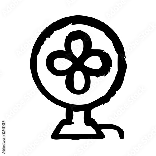 Ventilator Fan Electronics Devices Technology Products vector icon