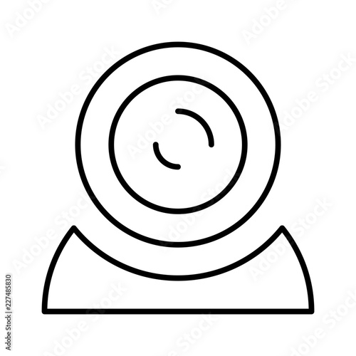 Webcam Communicate Broadcast News Television Newscast vector icon