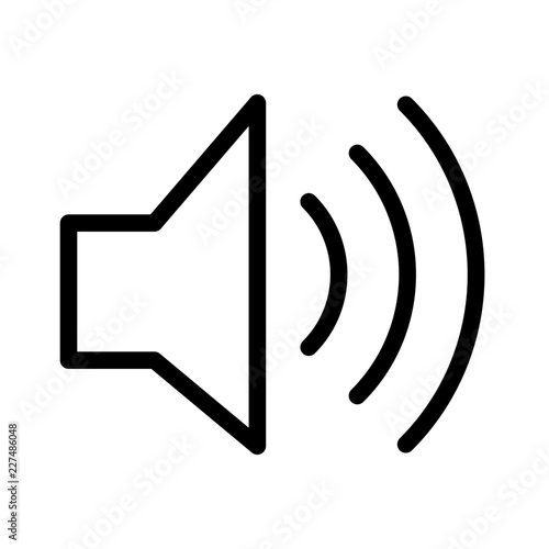 Volume Loud Interface App Gui Software Buttons vector icon