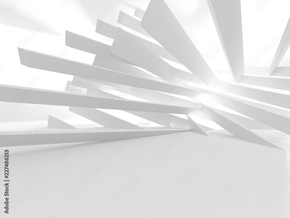 Abstract Modern White Architecture Background Abstract Modern White Architecture Background
