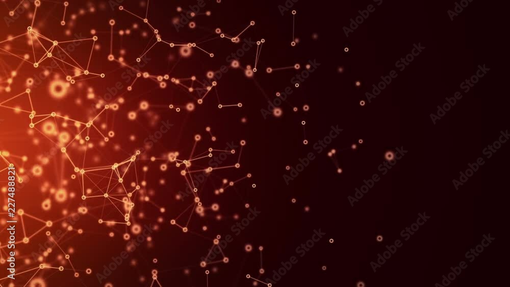 Abstract background with presentation of data and connection paths of users within networks. Animation of seamless loop. Abstract background with presentation of data and connection paths of users within networks. Animation of seamless loop.