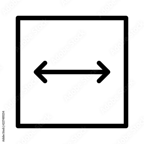 width arrow