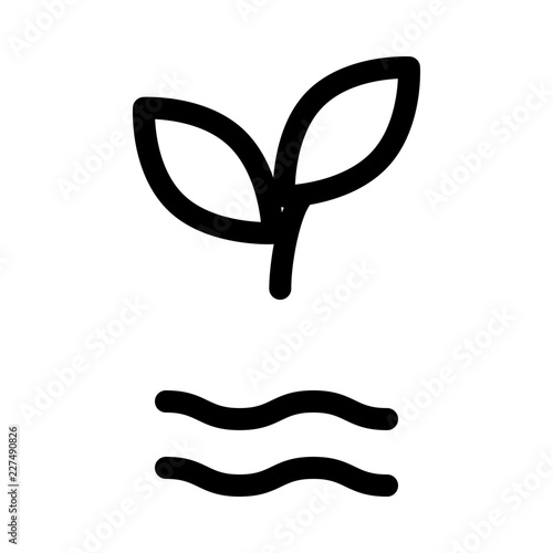 Water Clear Environmental Protection Reserve Energy vector icon