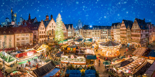 Weihachtsmarkt auf dem Frankfurter Römer, Frankfurt am Main, Hessen, Deutschland