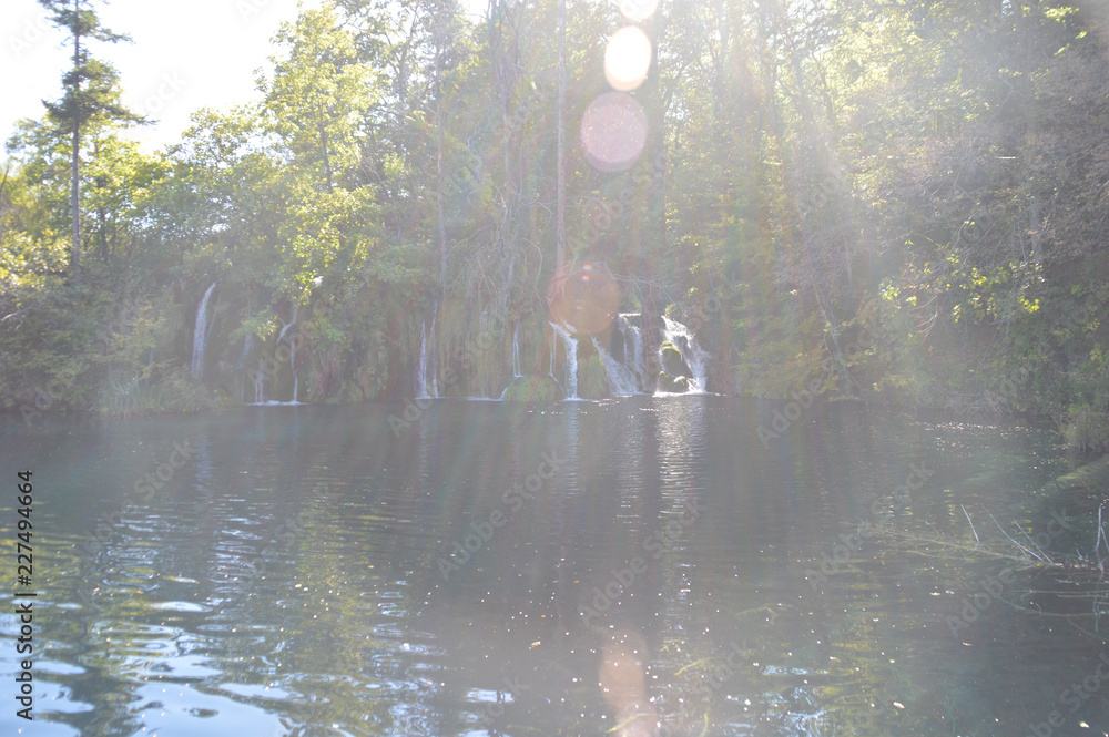 Wasserfälle im Sonnenschein Wasserfälle im Sonnenschein