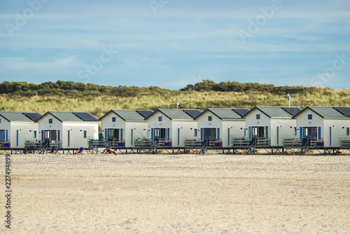 Strandhäuser in Holland