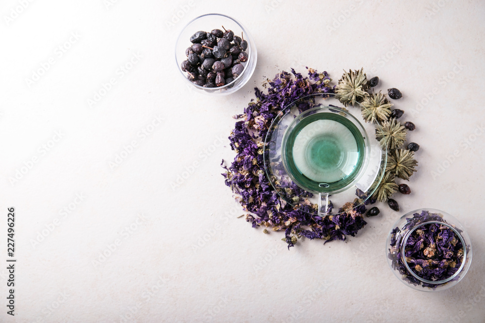 Butterfly pea flower tea Butterfly pea flower tea
