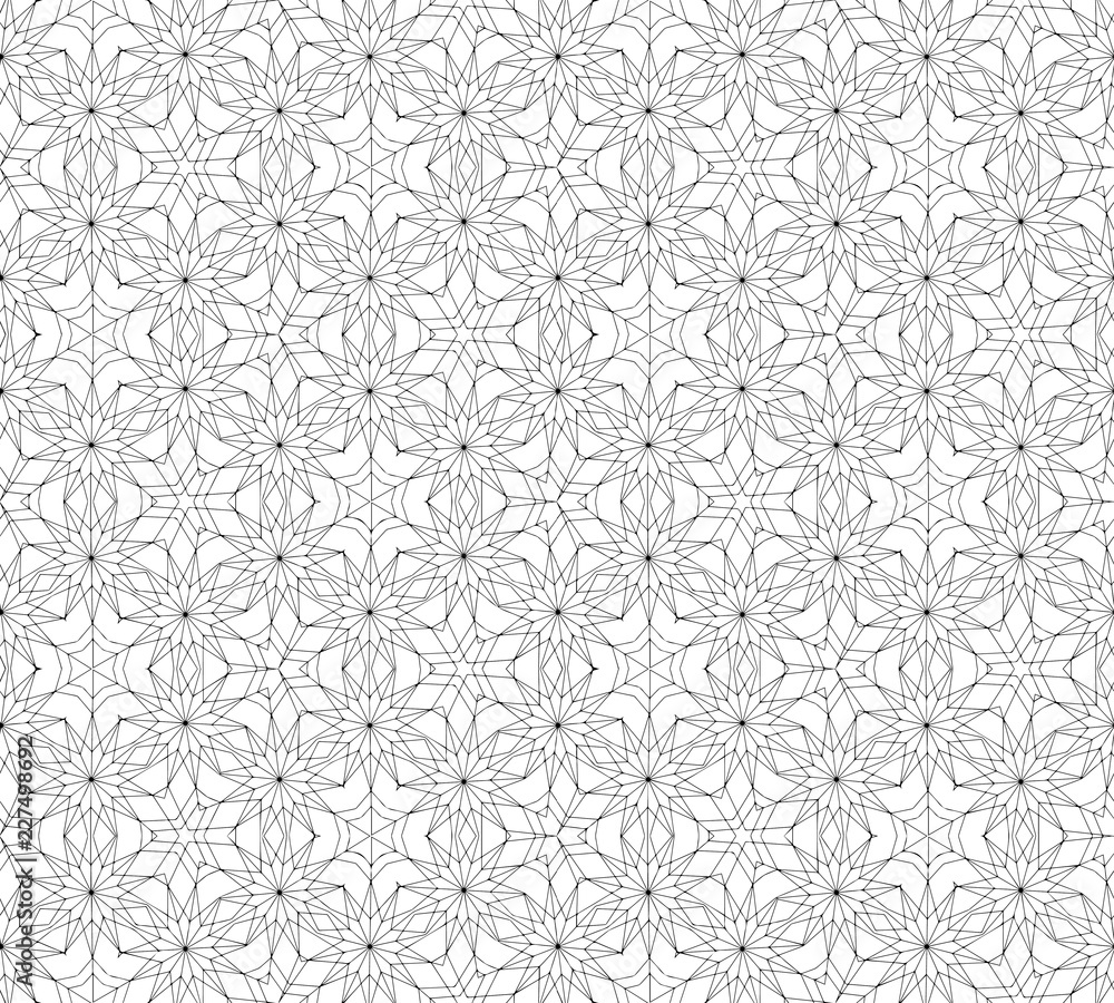 Abstract seamless black and white pattern Abstract seamless black and white pattern