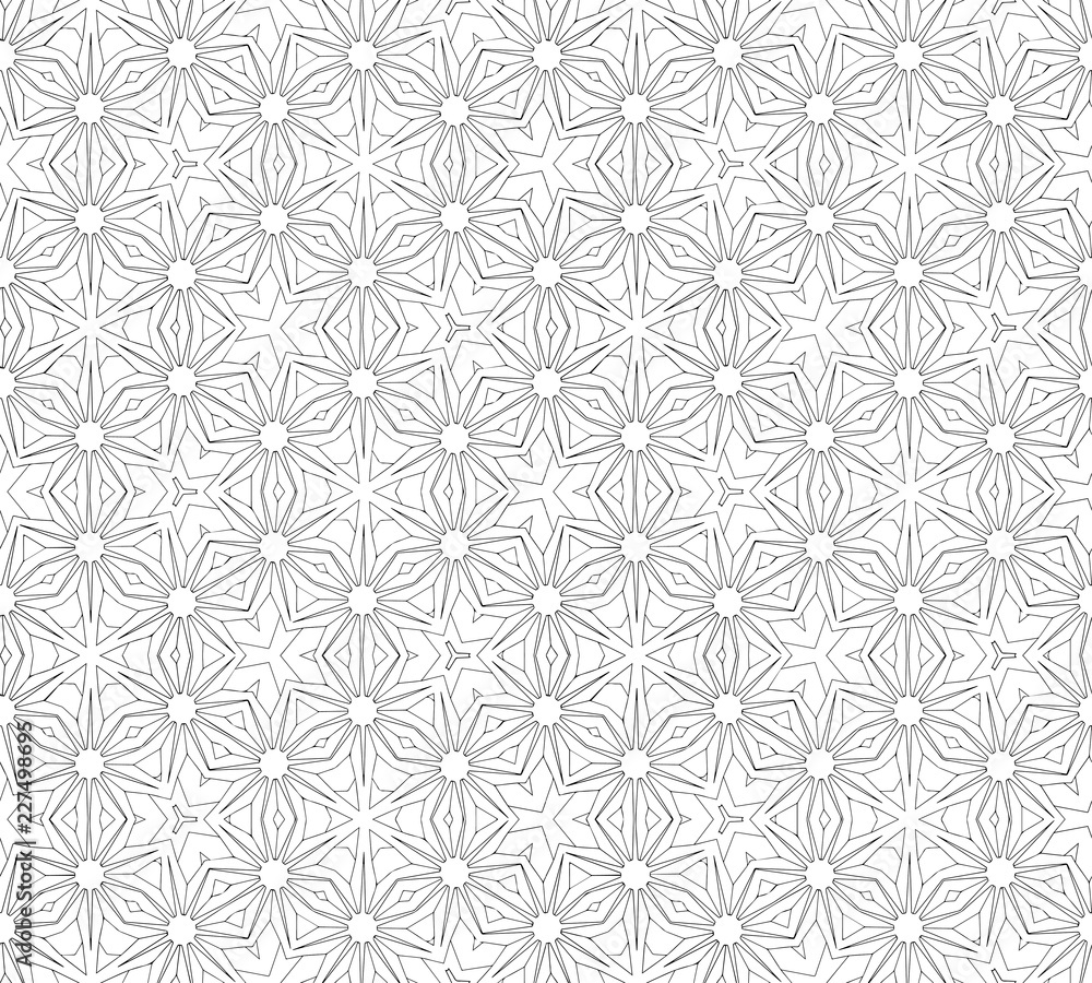 Abstract seamless black and white pattern Abstract seamless black and white pattern