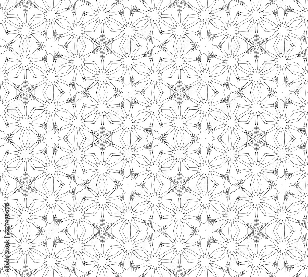 Abstract seamless black and white pattern Abstract seamless black and white pattern