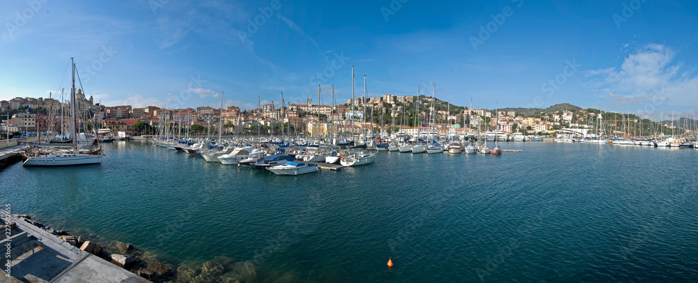 Imperia, Liguria, Italy: Port with yachts and boats