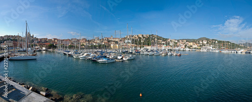 Imperia, Liguria, Italy: Port with yachts and boats