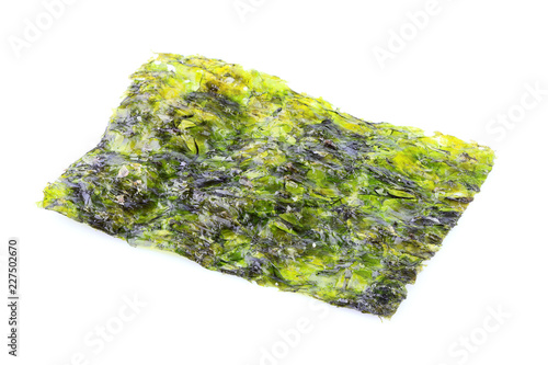 Crispy dried seaweed nori.