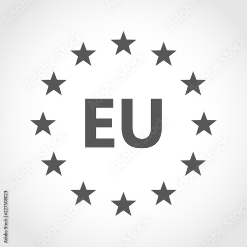 European union icon. Vector illustration.