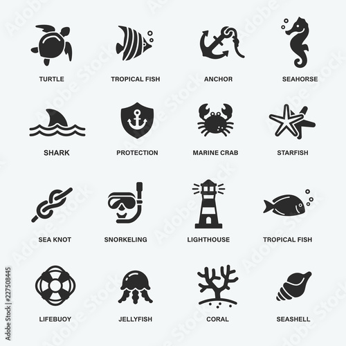 Nautical Icons set