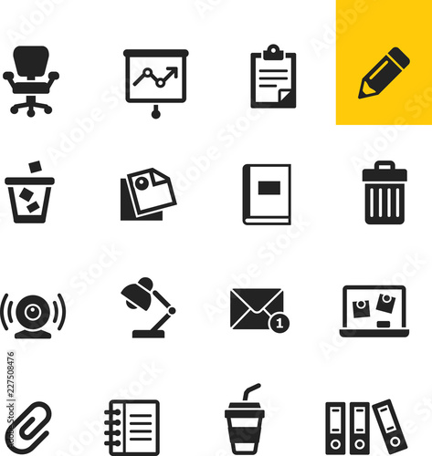 Office icon set