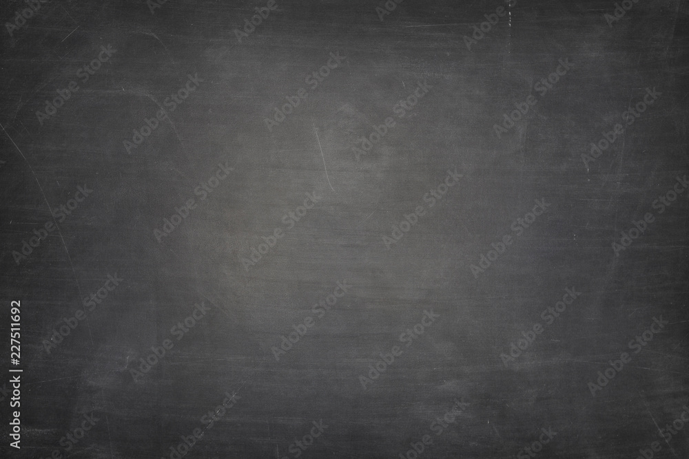 Blank black blackboard