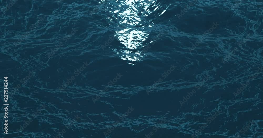 Ocean blue water surface with waves background Ocean blue water surface with waves background