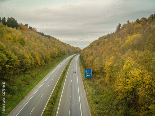 Autbahn im Herbst photo