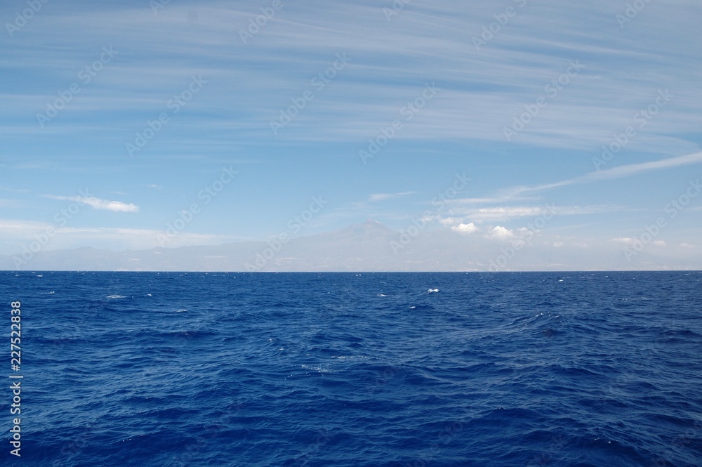 Tenerife sea and blue sky