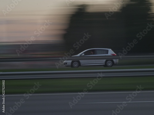 Slow shutter fast car © Oleksandr Vasylenko