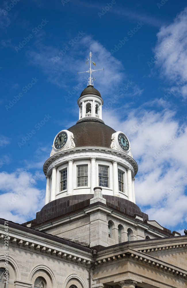 Fototapeta premium Dome on the top of the City Hall building in Kingston, Ontario