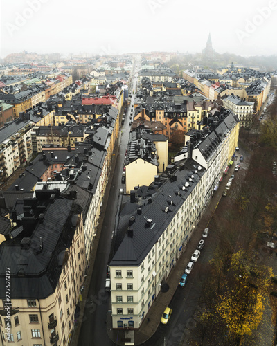 Photography High angle view of buildings, Stockholm, Sweden