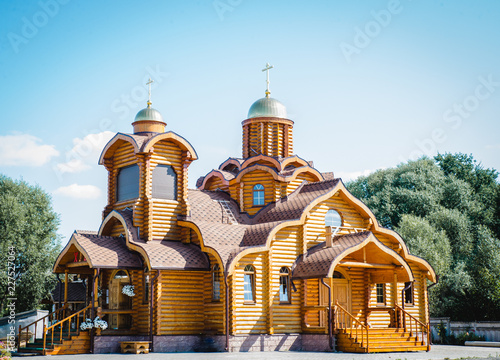Nativity cathedral in Savvino-Storozhevski monastery, located in Zvenigorod, an old town in Moscow region, Russia