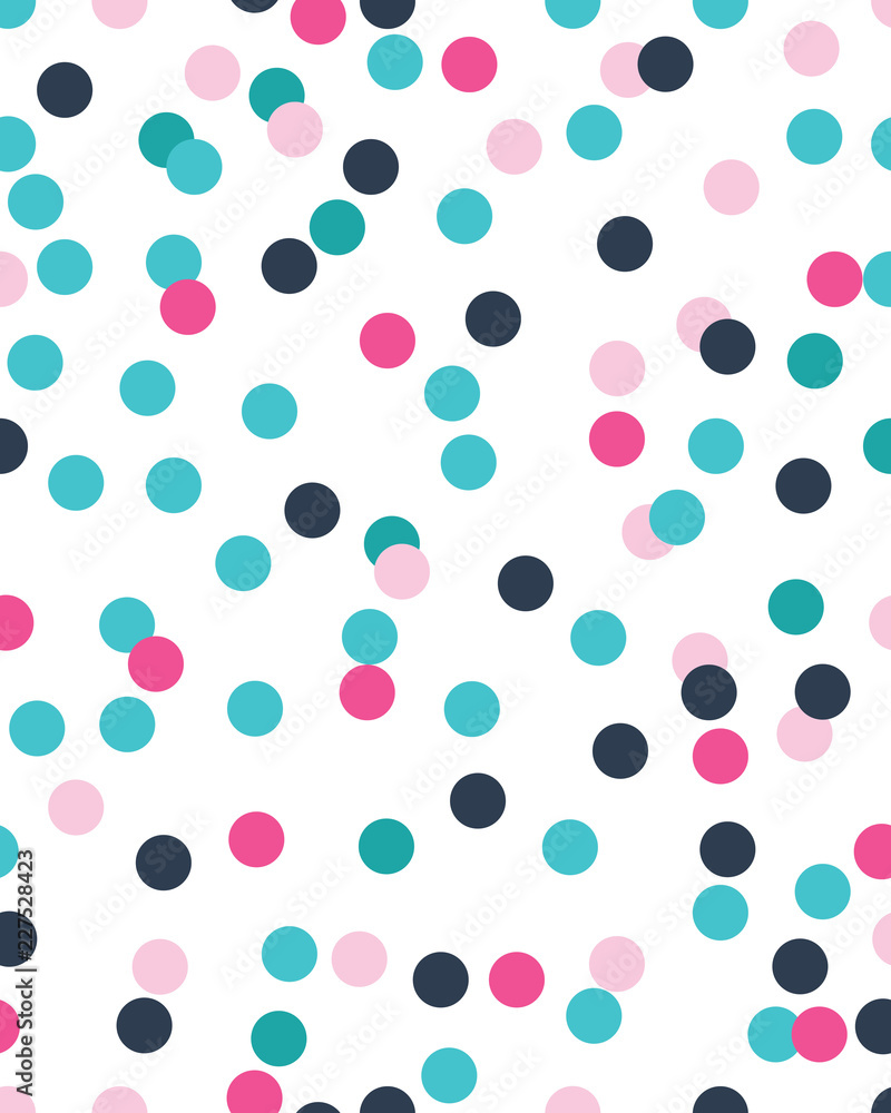 Seamless pattern with confetti on a white background Seamless pattern with confetti on a white background