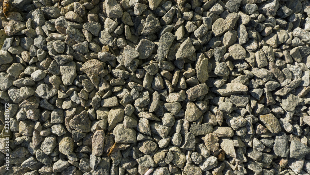 Crushed broken stone breakstone texture and background Crushed broken stone breakstone texture and background
