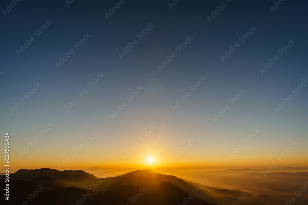 Sonnenaufgang Schweiz