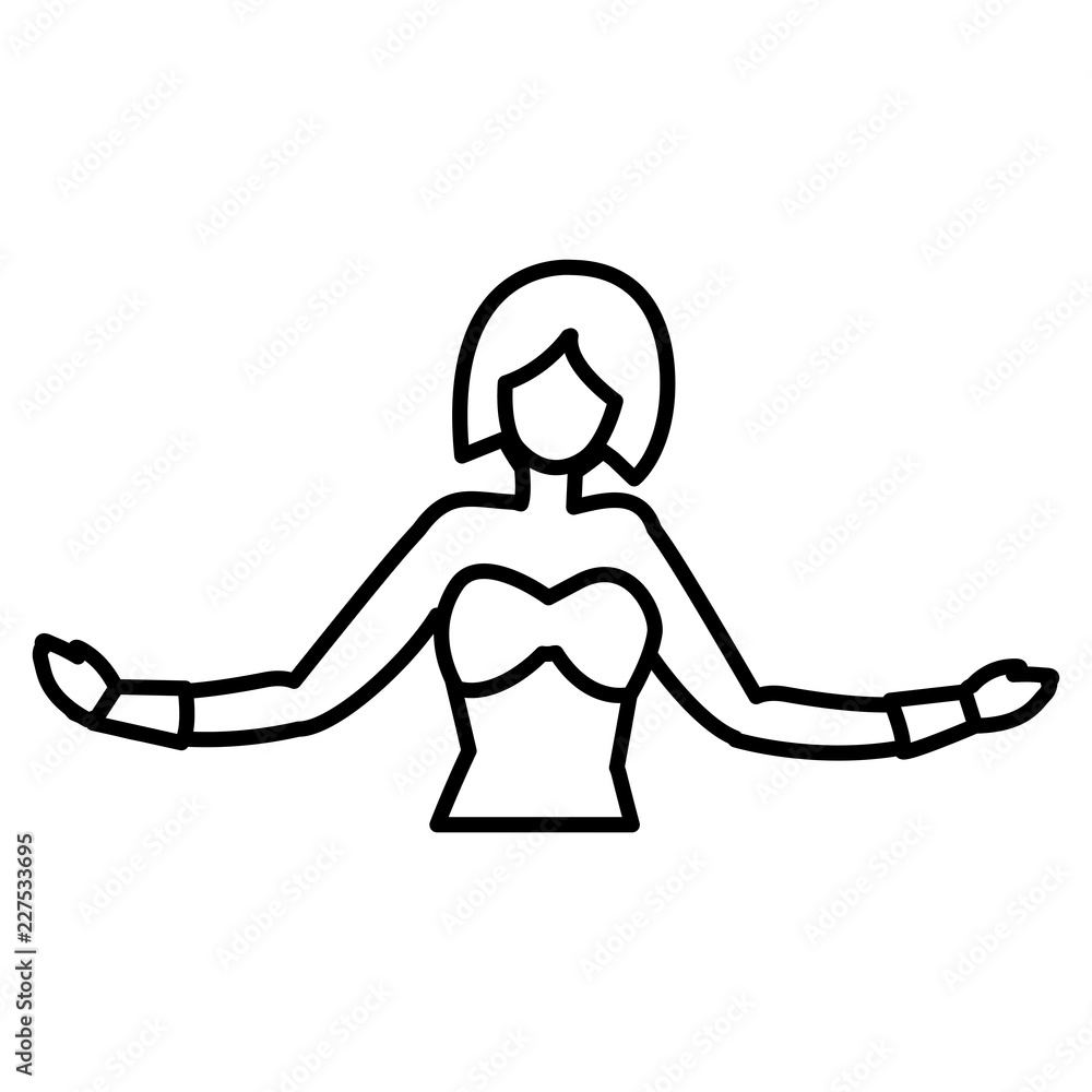 Obraz premium dancing girl design