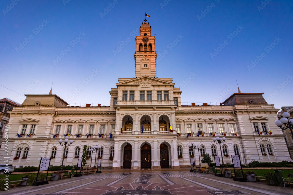 Arad, Romania: Administrative Palacein the cetral square, which today houses the City Hall of Arad.