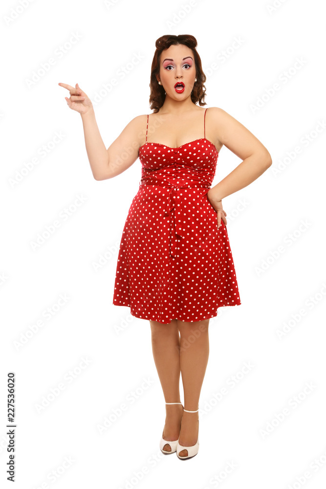 Plus-size pin-up Plus-size pin-up