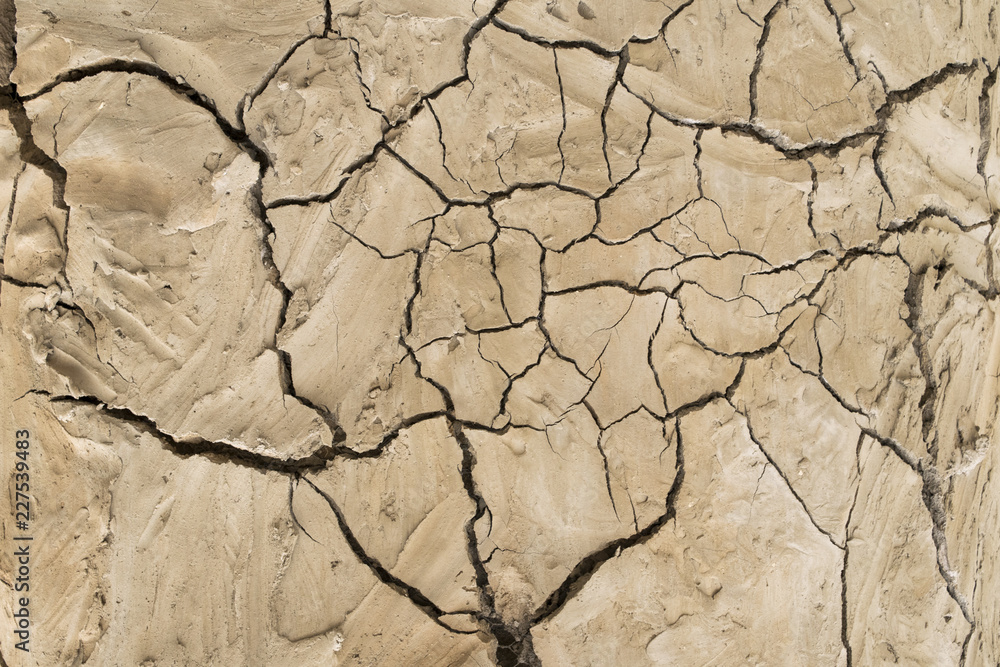 Texture of dry cracked earth Texture of dry cracked earth