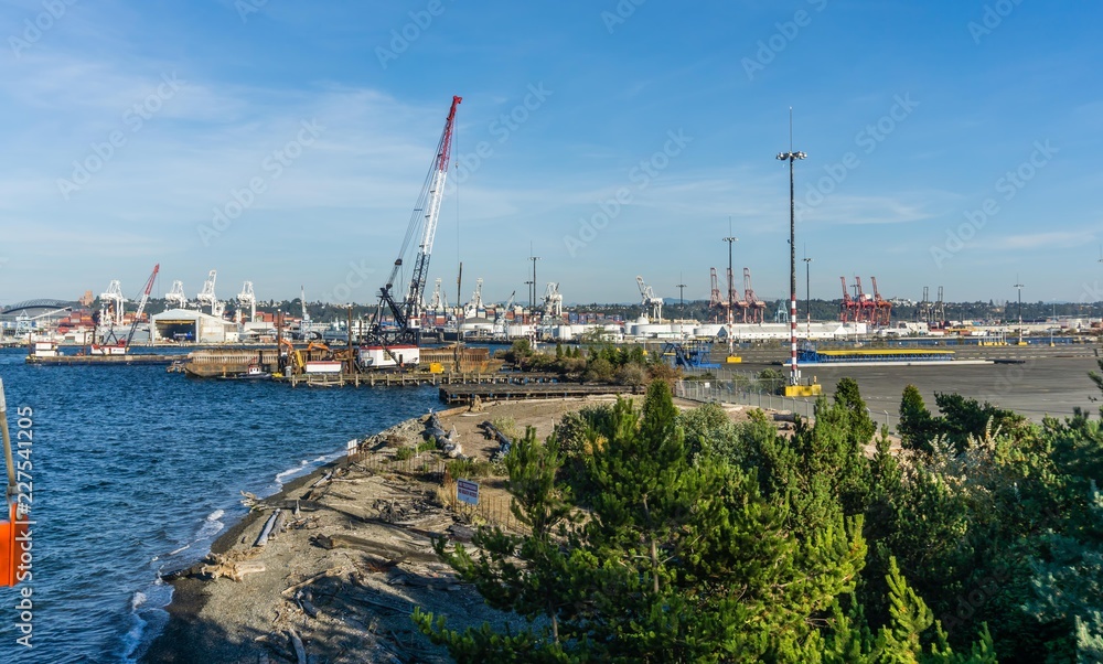 Seattle Port Cranes 2