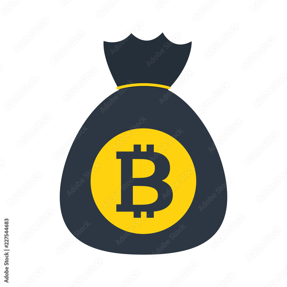 money bag bitcoin cryptocurrency virtual money bag bitcoin cryptocurrency virtual