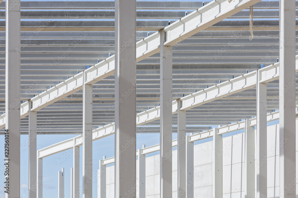 Concrete warehouse construction Concrete warehouse construction