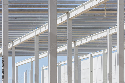 Concrete warehouse construction