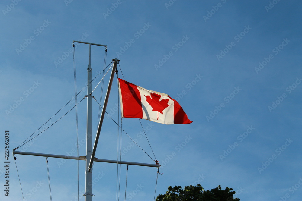 Canada Flag 13 - Walking Tours in Canada