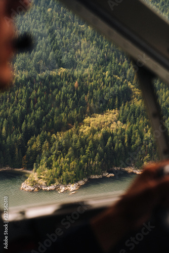 Pilot - Aerial View From Seaplane in British Columbia photo