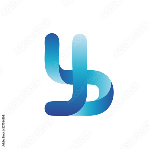 color Letter Y B  logo 