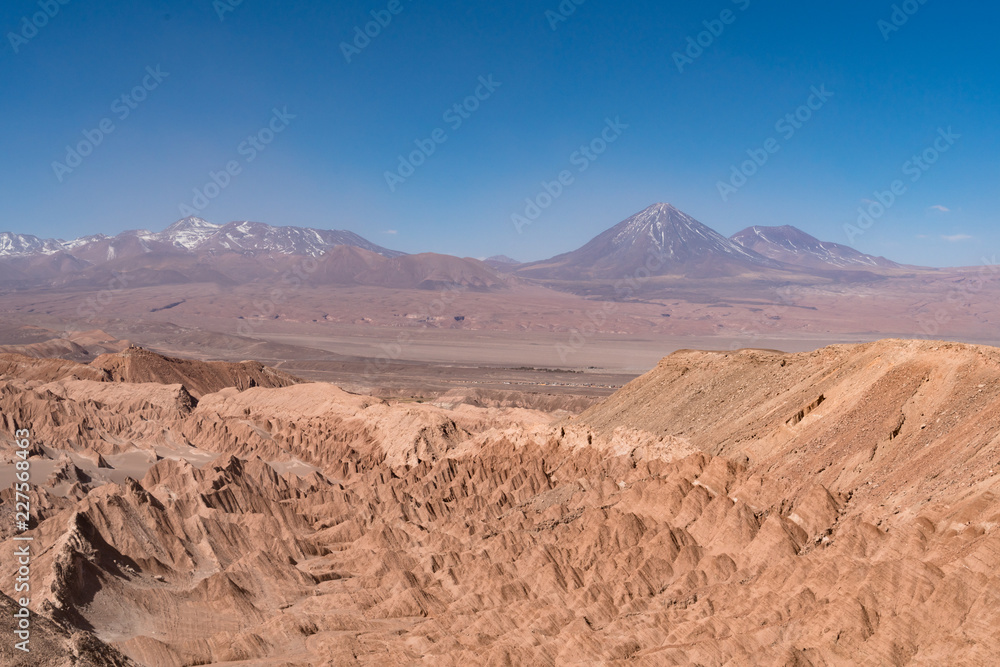 Naklejka premium ATACAMA DESERT VIEW FROM ABOVE - LOOKS LIKE MARS