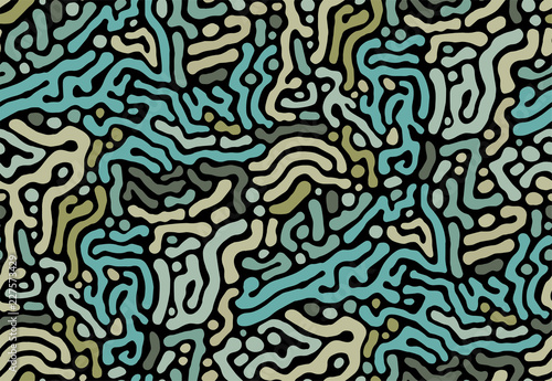 abstract wave collorfull seamless pattern for decoration and fabric