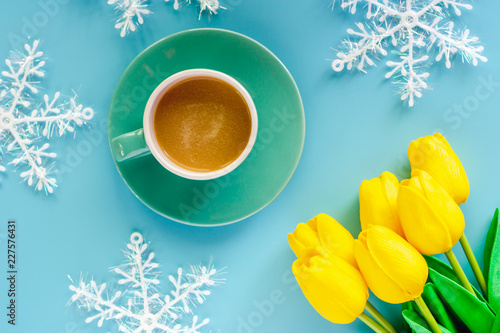 Cup of coffee with artifici...