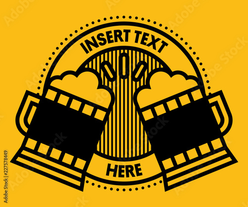 Cinema Movie Beer Logo